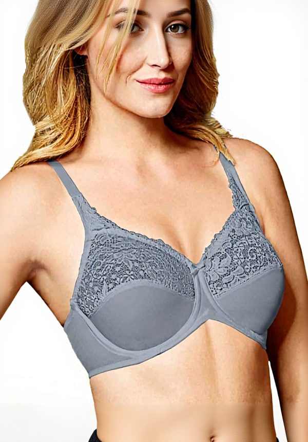 Bali Minimizer Bra Lace Trim Underwire Full Coverage Women
