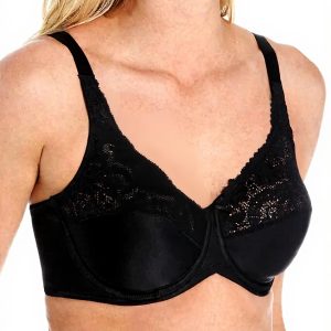 Bali Minimizer Bra Lace Trim Underwire Full Coverage Women