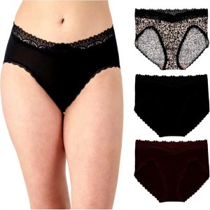 Maidenform Womens Bikini Underwear Soft Microfiber Pack of 3