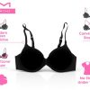 Maidenform T-Shirt Bra Womens Underwire Convertible Straps