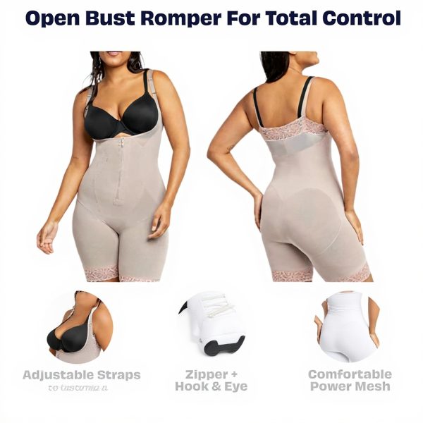 Maidenform Ultra-Firm Shapewear Bodysuit Open Bust Waist