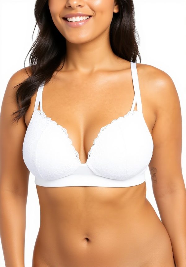 Maidenform Wireless Bralette Soft Support Lace Bra Women