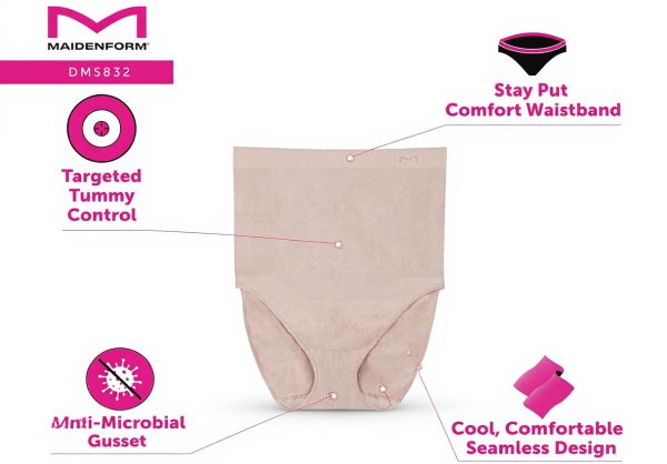Maidenform Seamless Shapewear High Waist Firm Control Brief