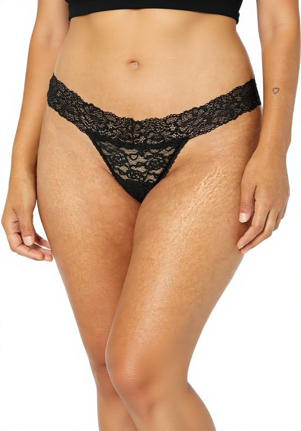 Lace Thong Panties Maidenform Womens Microfiber No Lines
