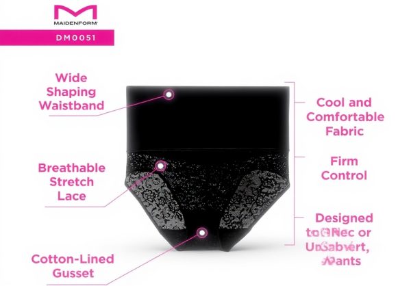 Maidenform Tame Your Tummy Shaping Lace Brief Control