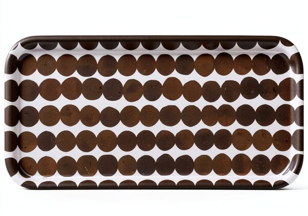 Marimekko Wood Serving Platter White Lightweight Design-0