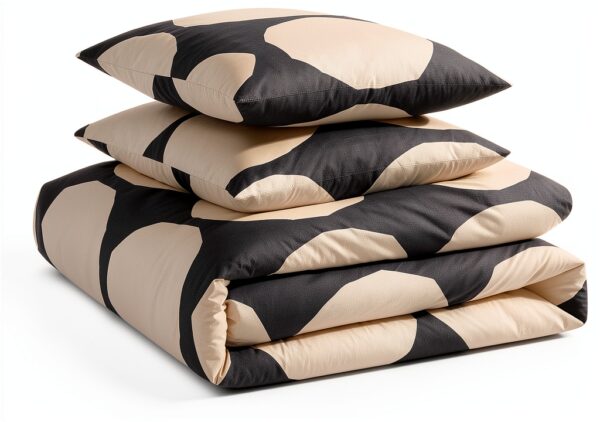 Organic Cotton Duvet Cover King Size Kivet Grey Set-2