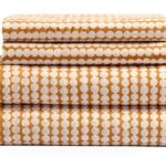 Organic Cotton King Sheet Set Pikku Rasymatto Beige-0