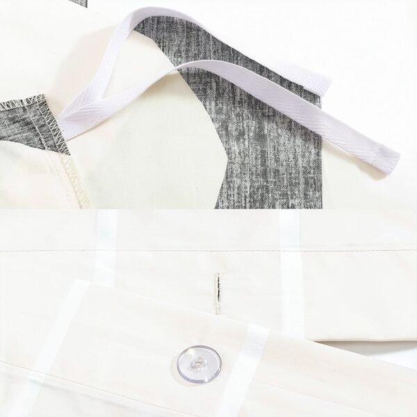 Organic Cotton Duvet Cover King Size Kivet Grey Set-6