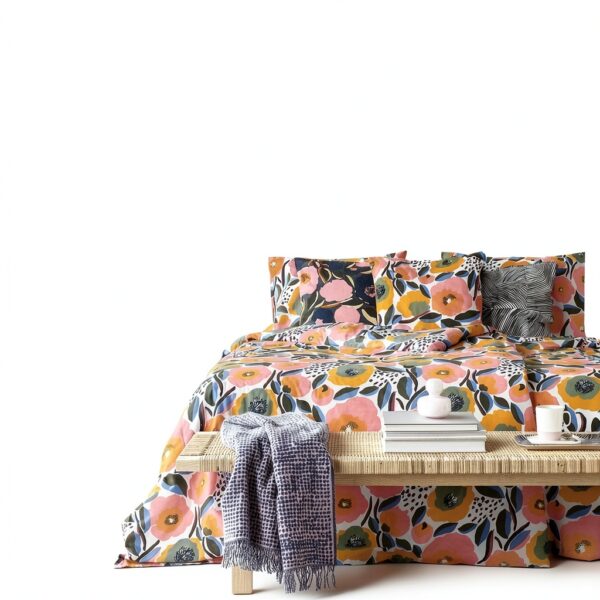Marimekko Rosarium Duvet Set Cotton Percale Bedding-5