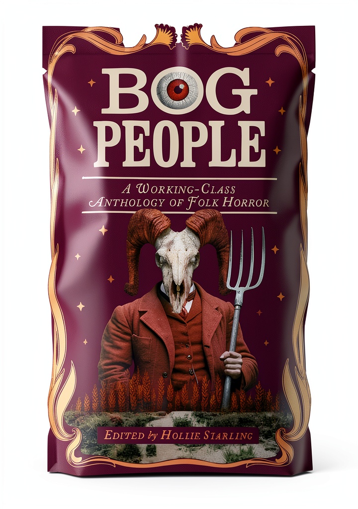 'Chatto Windus horror anthology book cover showcasing dark, thematic design'