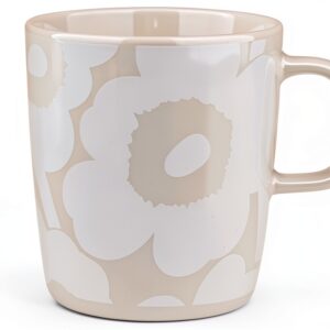 Marimekko Unikko White Porcelain Mug Floral Design-0