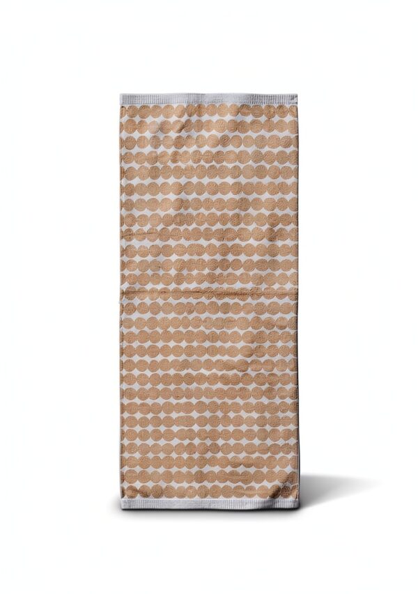 Marimekko Bath Towel Beige Räsymatto Soft Cotton Design-1