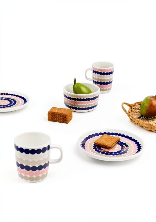 Marimekko Stoneware Bowl Dishwasher Safe Multicolor Design-2