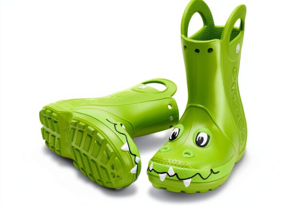 Crocs Kids Rain Boots Waterproof Durable Unisex Childrens-5