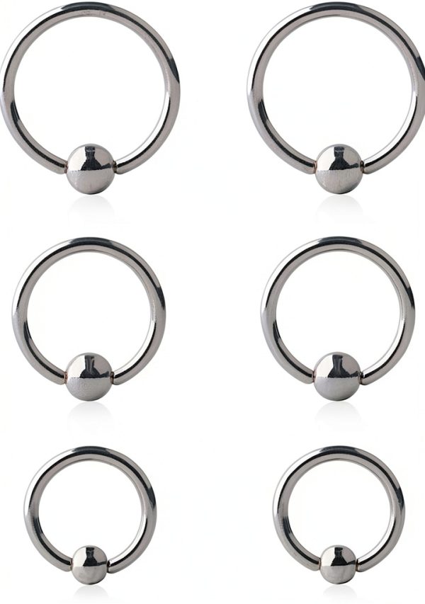 Ruifan Surgical Steel Captive Bead Rings Piercing Jewellery