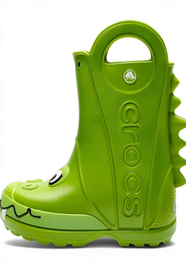 Crocs Kids Rain Boots Waterproof Durable Unisex Childrens-6