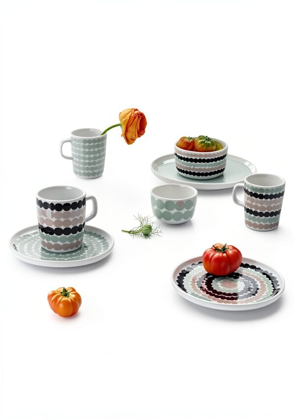 Marimekko Stoneware Bowl Dishwasher Safe Multicolor Design-1