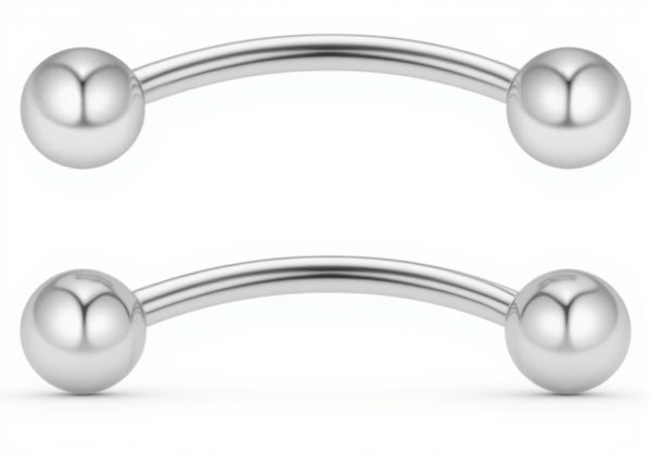 Ruifan 14G Surgical Steel Snake Eyes Body Piercing Jewellery