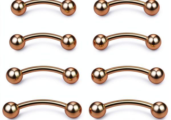 Ruifan 14G Surgical Steel Body Piercing Jewellery Snake Eye