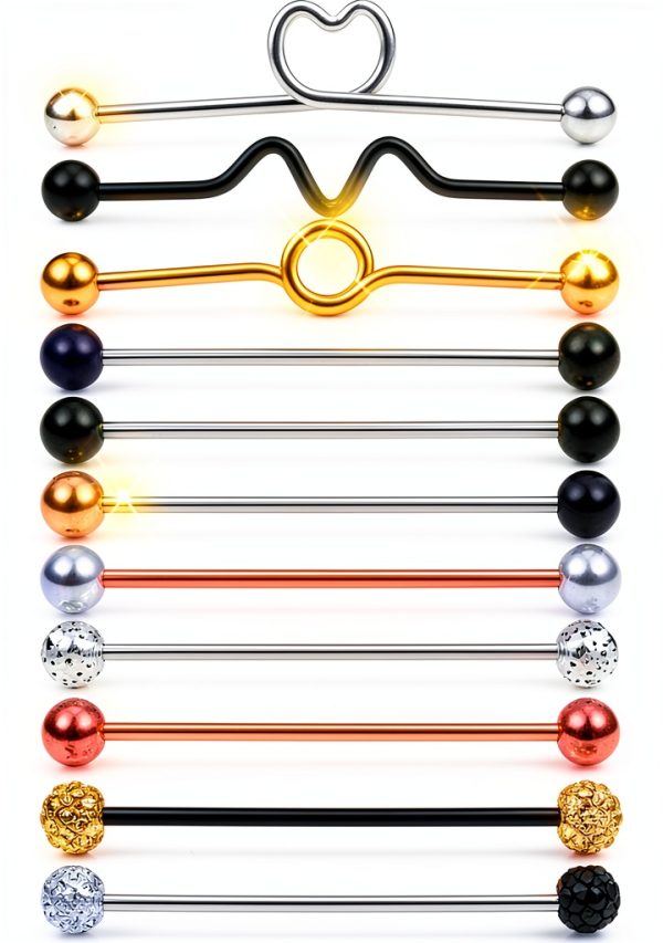 Ruifan 16 Gauge Barbell Cartilage Earring Body Piercing