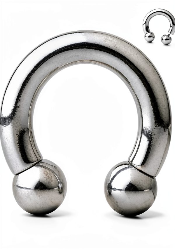 Ruifan 316L Steel Circular Barbell Piercing Jewellery