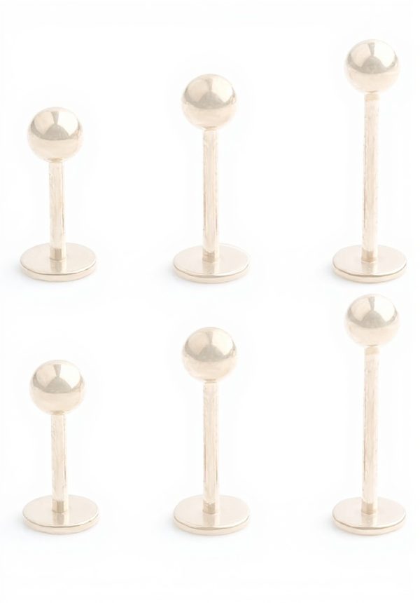 Ruifan 20G Labret Lip Ring Tragus Helix Earring Stud