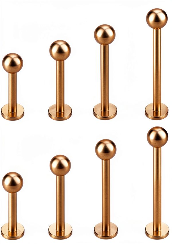 Ruifan 316L Stainless Steel Labret Lip Tragus Earring Stud