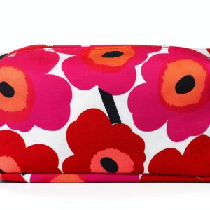 Marimekko Unikko Cosmetic Bag Cotton Terry Travel Organiser-0