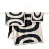 Marimekko Cotton Towel Super Soft Anthracite Natural-3