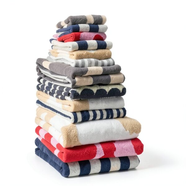 Marimekko Polka Dot Cotton Bath Towel Super Absorbent Soft-4
