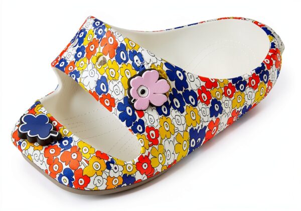 Crocs Brooklyn 4U Sandals Unisex Wedge Heel Jibbitz-5