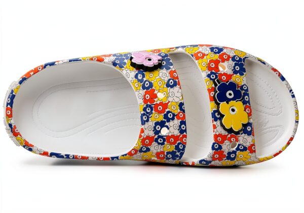 Crocs Brooklyn 4U Sandals Unisex Wedge Heel Jibbitz-1