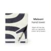 Marimekko Cotton Towel Super Soft Anthracite Natural-1