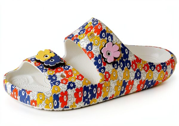 Crocs Brooklyn 4U Sandals Unisex Wedge Heel Jibbitz-6