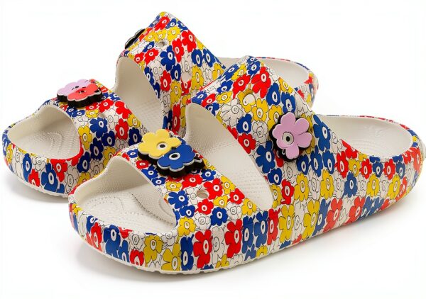 Crocs Brooklyn 4U Sandals Unisex Wedge Heel Jibbitz-0