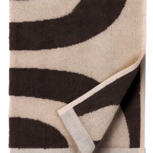 Marimekko Cotton Towel Super Soft Anthracite Natural-0