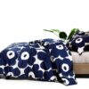 Indigo Cotton Duvet Cover Set Queen King Luxury-2