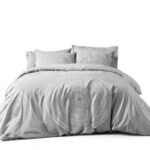 Marimekko Fokus Grey Duvet Cover Cotton Percale-0