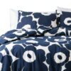 Indigo Cotton Duvet Cover Set Queen King Luxury-4