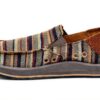 Sanuk Men's Donny BlanketSneaker Grey Multi Slip On Loafer-2