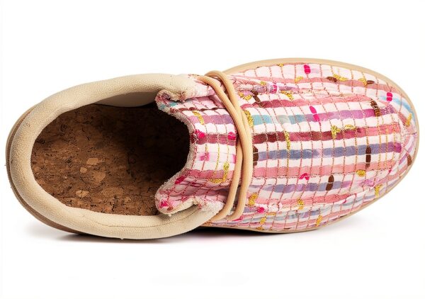 Sanuk Women's Shaka Lite 2 Watercolor Loafer Flat Pink Gold-5