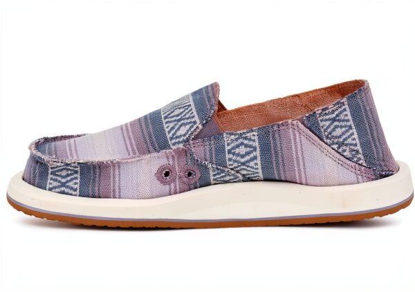 Sanuk Women's Donna Blanket Loafer Flat Lavender Grey Multi 9 UK-2