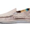 Sanuk Women Donna Hemp Loafer Flat Grey Vegan Slip On-4