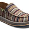 Sanuk Men's Donny BlanketSneaker Grey Multi Slip On Loafer-1