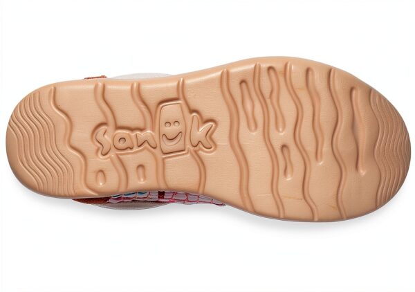 Sanuk Women's Shaka Lite 2 Watercolor Loafer Flat Pink Gold-4