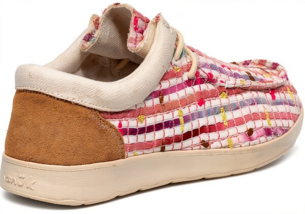 Sanuk Women's Shaka Lite 2 Watercolor Loafer Flat Pink Gold-3