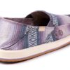 Sanuk Women's Donna Blanket Loafer Flat Lavender Grey Multi 9 UK-3