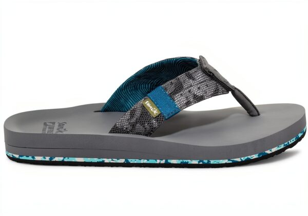 Sanuk Ziggy Switchfit X Surfrider Men’s Sandals Grey Fresh Design-0