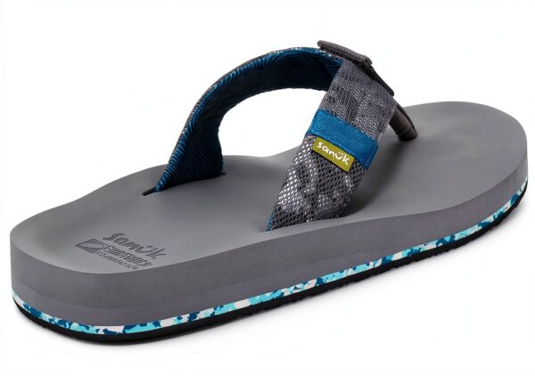 Sanuk Ziggy Switchfit X Surfrider Men’s Sandals Grey Fresh Design-3